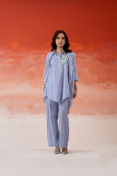 Co ord set Febric pure cotton Pearl detailing on short